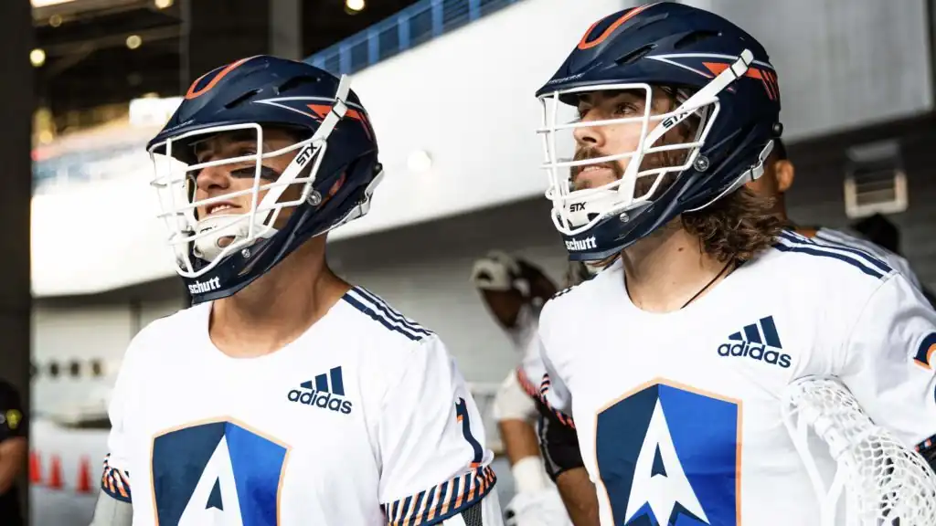Atlas Archers Lacrosse Marcus Holman and Scott Ratliff prepare for their game in Atlanta