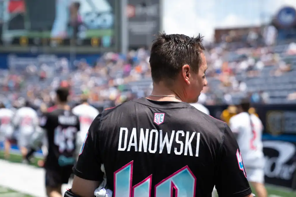 Chaos Chrome Lacrosse ... during a Premier Lacrosse League game on Saturday, June 29, 2019 in Atlanta. (Gail Burton/AP Images for Premier Lacrosse League)