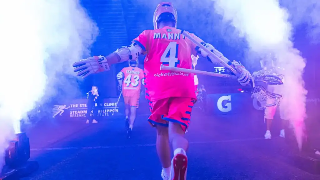 Will Manny Will Manny runs out of the tunnel during the 2023 Championship Series
