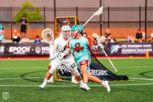 Matt Rambo seconds before taking another goal to the net (Photo courtesy of Kait Devir).