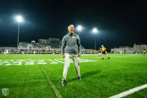 Brian Holman Celebrates Cannons First Win