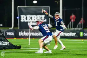 Matt Kavanagh and Marcus Holman celebrate Kavanagh's game-winner (Photo courtesy of Zach Rilley).