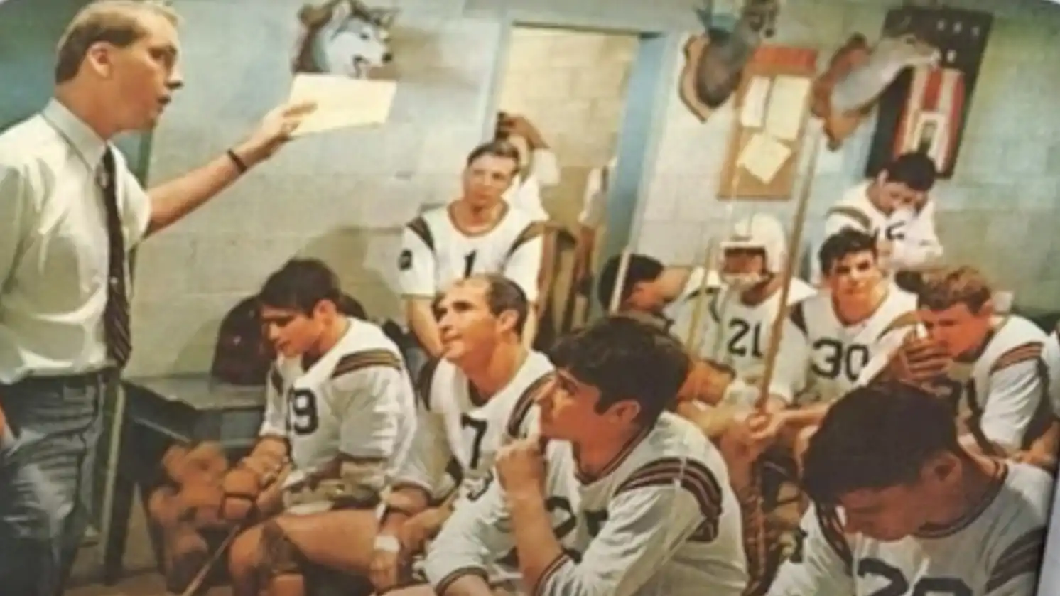 The Mount Washington locker room.