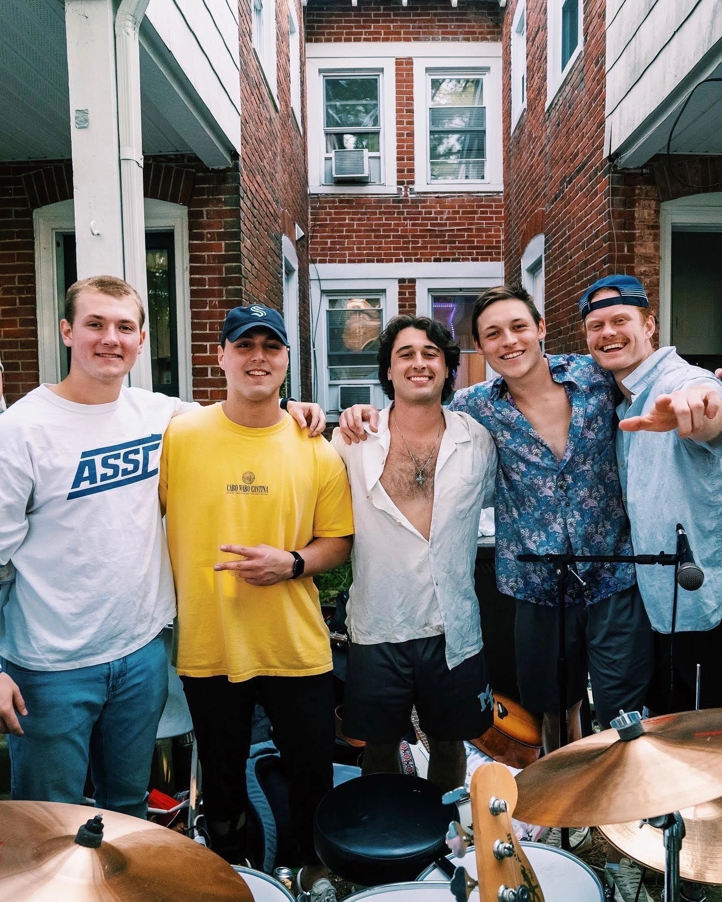 From left to right: Luke Raymond, Stelios Kroudis, Jimmy Gabrielsen, Matt Campbell, Brody Laporte