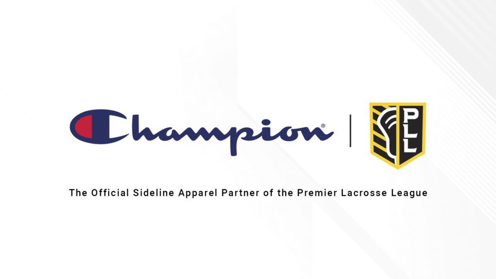Champion Athleticwear named the official sideline apparel partner of the Premier Lacrosse League