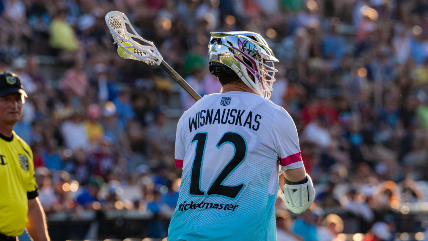 NEW Men's PLL Chrome Lacrosse Club Logan Wisnauskas #12