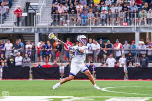 Connor Kelly was feeling it from the two-point arc on Friday night (Photo courtesy of Kait Devir).