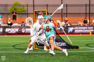 Matt Rambo seconds before taking another goal to the net (Photo courtesy of Kait Devir).