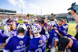 Waterdogs Lacrosse Huddle