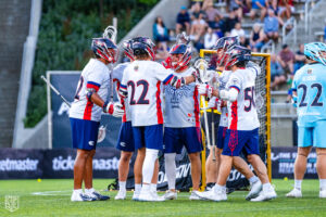 Cannons Lacrosse Celebrate