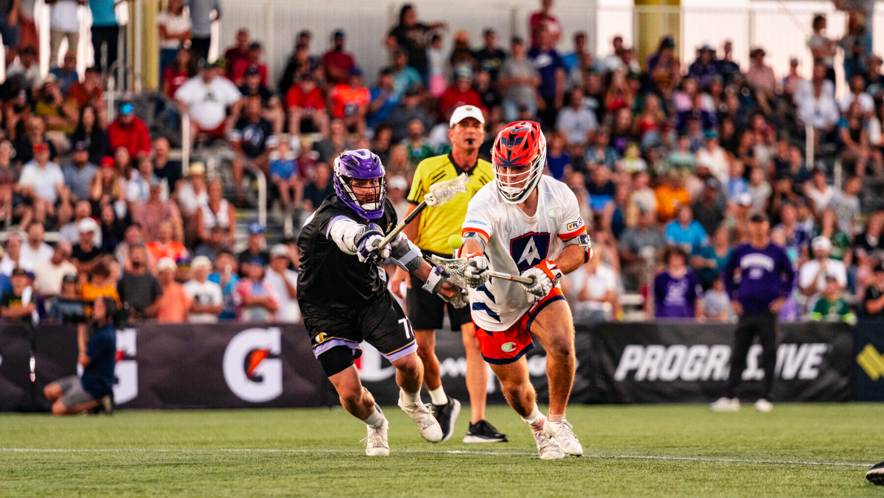 Yesterday's ⁦‪Premier Lacrosse League‬⁩ EDSFTG moment of the day captures  the Waterdogs LC taking the field for the very first time in their game  against, By Vineyard Vines