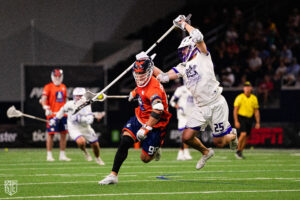 Eli Gobrecht faceoff