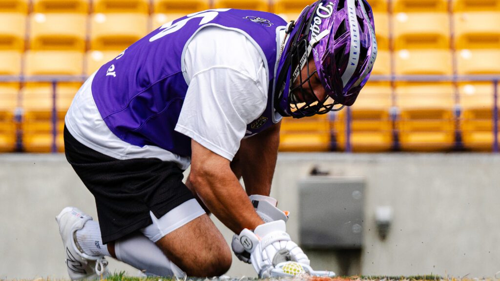 Philadelphia Waterdogs faceoff specialist Alex Stathakis