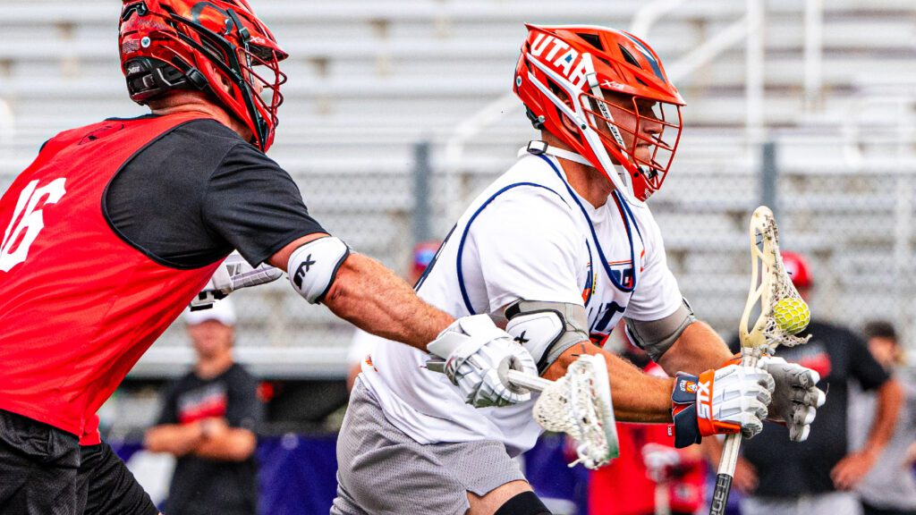 Utah Archers faceoff specialist Mike Sisselberger