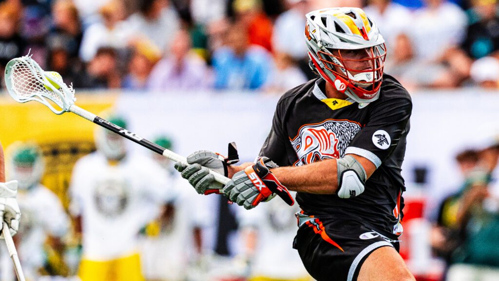 Denver Outlaws faceoff specialist Luke Wierman