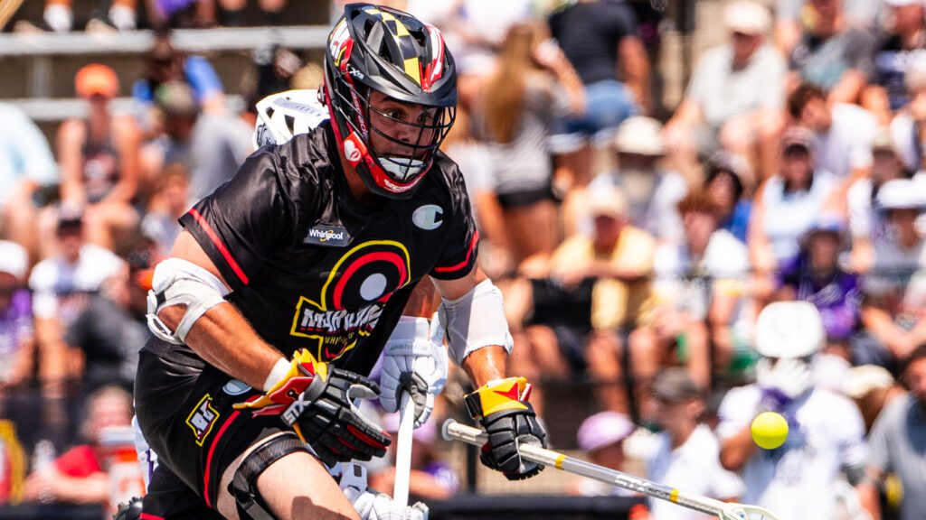 Maryland Whipsnakes faceoff specialist Joe Nardella