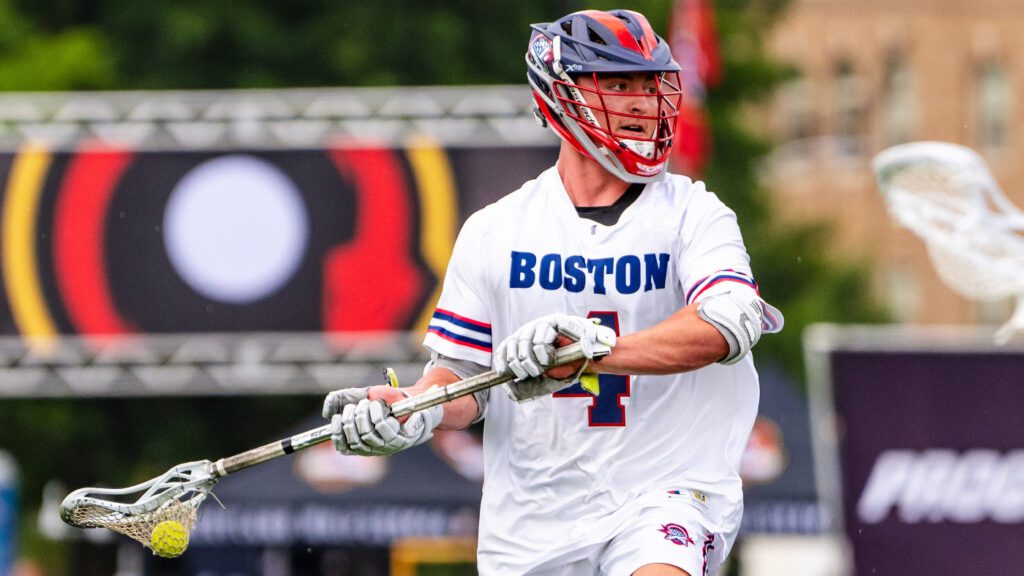 Boston Cannons faceoff specialist Zac Tucci