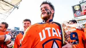 Utah Archers goalie Brett Dobson