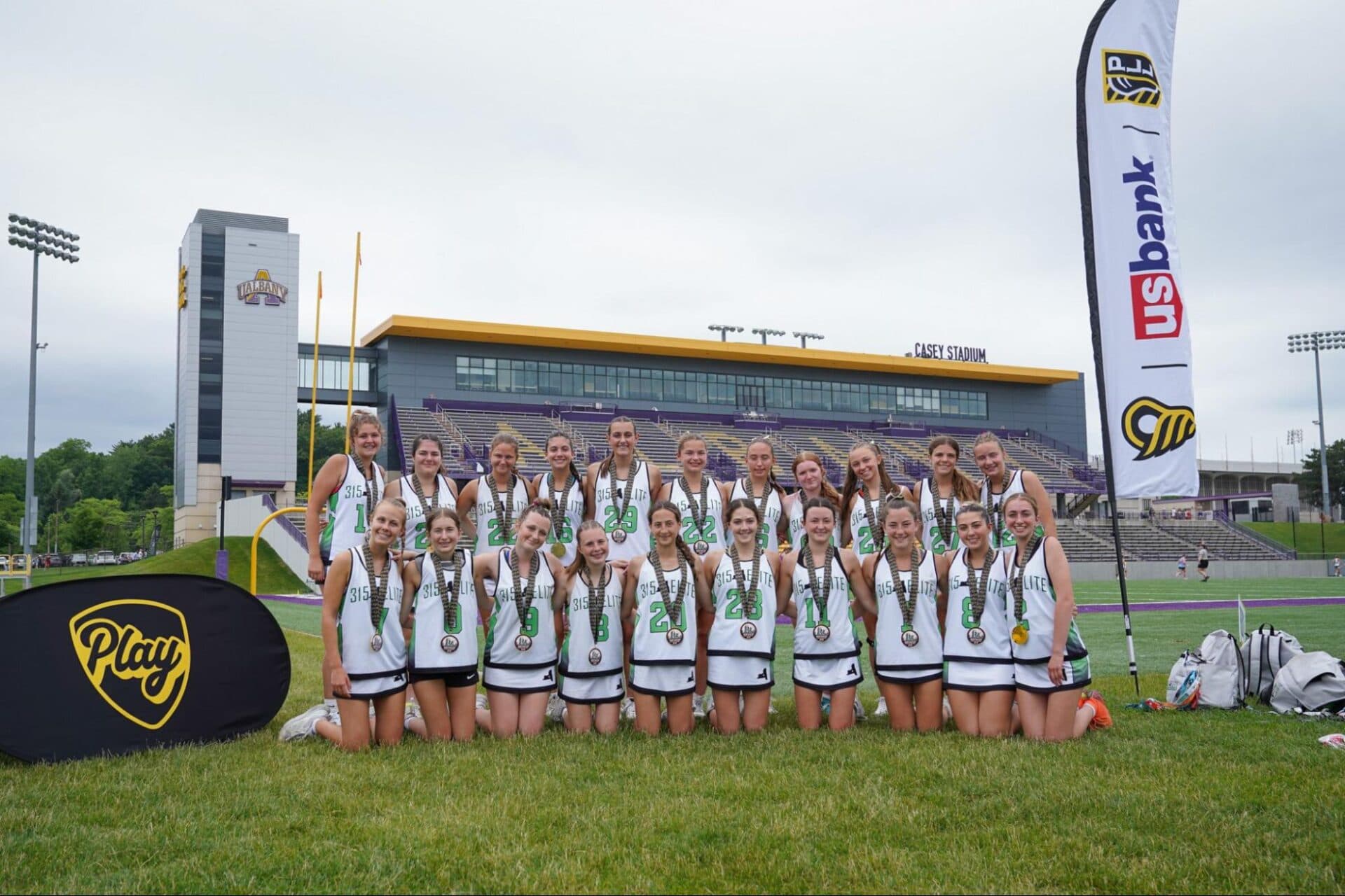 Girls 2026-2028 Silver: 315 Elite 2028 White