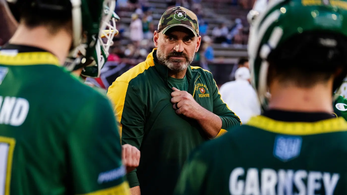 California Redwoods head coach Anthony Kelly