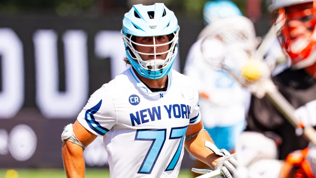 New York Atlas defenseman Gavin Adler